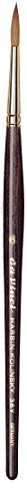 4017505005757 - DA VINCI WATERCOLOR SERIES 36Y PAINT BRUSH, ROUND HARBIN KOLINSKY RED SABLE WITH ANTHRACITE HEXAGONAL HANDLE, SIZE 6