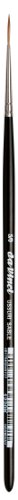 4017505040727 - DA VINCI WATERCOLOR SERIES 1220K LINER/RIGGER PAINT BRUSH, ROUND RUSSIAN RED SABLE, SIZE 5/0