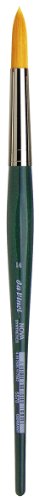 4017505117542 - DA VINCI WATERCOLOR SERIES 5570 COSMOTOP NOVA PAINT BRUSH, ROUND SYNTHETIC WITH SHORT GREEN HANDLE, SIZE 14