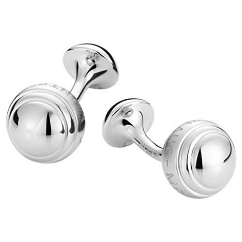 4017941237910 - MONTBLANC STERLING SILVER CUFFLINKS THREE RINGS BALL NEW NO BOX GERMANY 36413