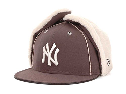 4020236731222 - NEW YORK YANKEES MLB 59FIFTY FAUXE SUEDE FITTED CAP HAT 2011 DABU - CHOCOLATE BROWN (7 1/2)
