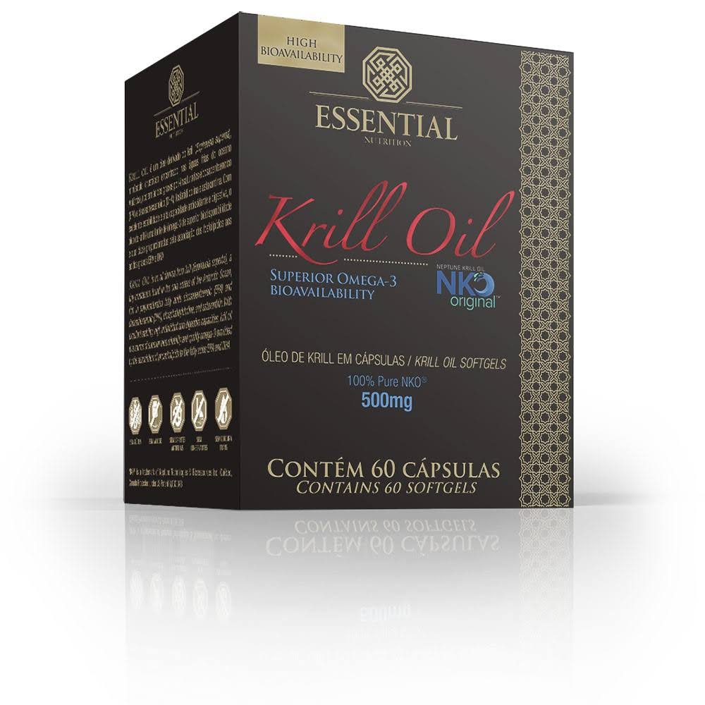 0040232912108 - ÓLEO DE KRILL (KRILL OIL) 60 CÁPSULAS ESSENTIAL NUTRITION