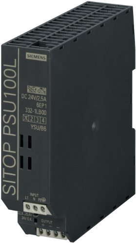 4025515152972 - SIEMENS SITOP LITE 24 VOLT DIRECT CURRENT, 2.5 AMP SINGLE PHASE POWER SUPPLY