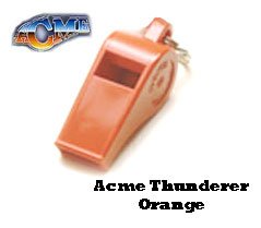 0403161060003 - ACME THUNDERER WHISTLE ORANGE AND DE-LUXE SAFETY LANYARD