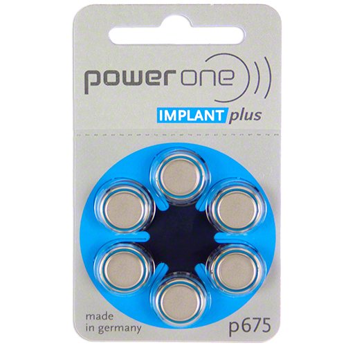 4043752136746 - POWER ONE COCHLEAR IMPLANT BATTERIES! 20 PACKS, TOTAL OF 120 BATTERIES