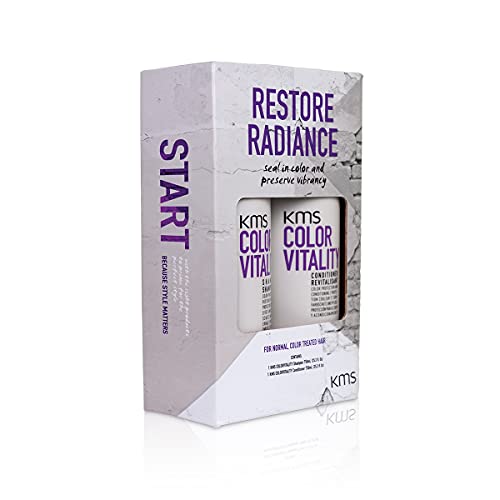 4044897852720 - KMS RESTORE RADIANCE - COLORVITALITY SHAMPOO AND CONDITIONER 750 ML DUO, 2 CT.