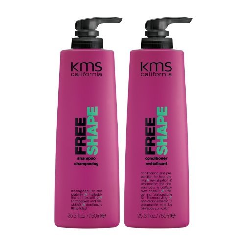 4044897989686 - KMS FREE SHAPE SHAMPOO & CONDITIONER (COMBO DEAL) 25.3 OZ EACH WITH PUMPS