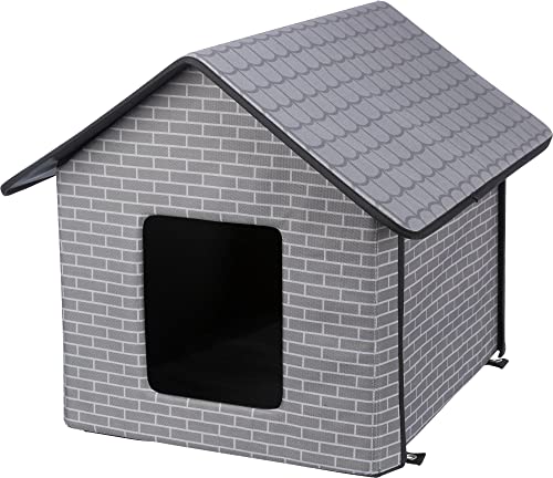 4047974440971 - TRIXIE INSULATED OUTDOOR PET HOUSE, FOLDABLE, WATERPROOF MATERIAL, FOR SMALL DOGS AND CATS, GREAT FOR FERAL CATS