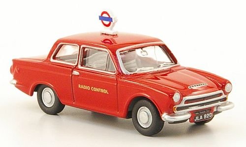 4052176021798 - FORD CORTINA MKI, LONDON TRANSPORT, RED, MODEL CAR, READY-MADE, OXFORD 1:76