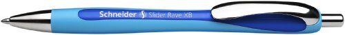 4052305950746 - SCHNEIDER SLIDER RAVE XB BALLPOINT PEN, BOX OF 5, BLUE