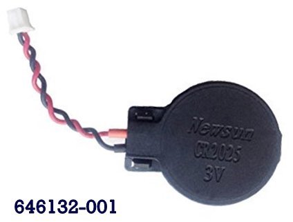 4053162561168 - HP 646132-001 BATTERY FOR REAL-TIME CLOCK (RTC) - INCLUDES CABLE AND DOUBLE-SIDED TAPE