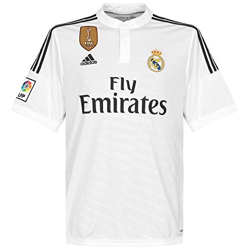 4055342586244 - ADIDAS MEN'S 2014-15 REAL MADRID HOME JERSEY L WHITE