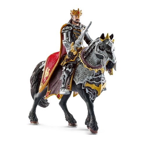 4056256780636 - SCHLEICH DRAGON KNIGHT KING ON HORSE TOY FIGURE
