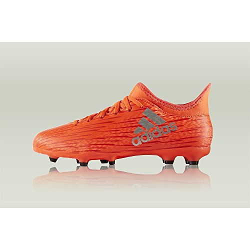 4056567211096 - ADIDAS - X 163 FG J - S79489 - COLOR: RED-SILVER - SIZE: 2.5