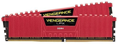 4056572724581 - CORSAIR VENGEANCE LPX 16GB (2X8GB) DDR4 DRAM 2133MHZ (PC4-17000) C13 MEMORY KIT - RED