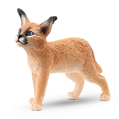 4059433637730 - SCHLEICH WILD LIFE NEW 2023, WILD ANIMAL JUNGLE SAFARI TOYS FOR KIDS, BABY CARACAL TOY FIGURINE, AGES 3+
