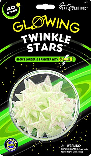 0040595194722 - UNIVERSITY GAMES GLOW-IN-THE-DARK TWINKLE STARS