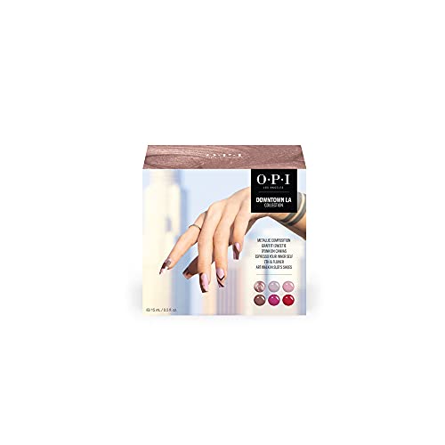 4064665011548 - OPI GELCOLOR, MULTI-COLOR NUDE, BROWN, PINK, RED GEL NAIL POLISH, DOWNTOWN LA COLLECTION, ADD ON KIT, 3 FL. OZ.