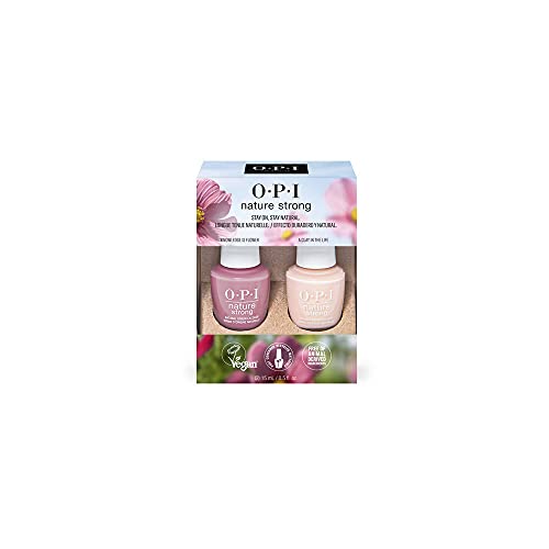4064665019575 - OPI NATURE STRONG, DUO PACK, CORAL AND BEIGE NAIL POLISH, NATURAL ORIGIN, VEGAN, CRUELTY-FREE, 0.5 FL OZ EACH, 0.5 FL. OZ.