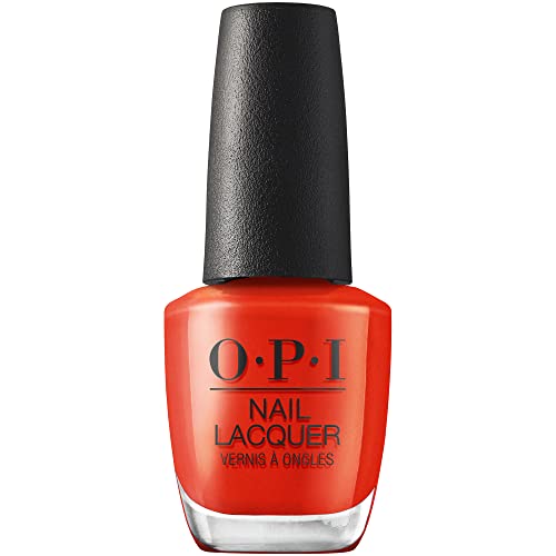4064665099454 - OPI NAIL LACQUER, RUST & RELAXATION, RED NAIL POLISH, FALL WONDERS COLLECTION, 0.5 FL OZ