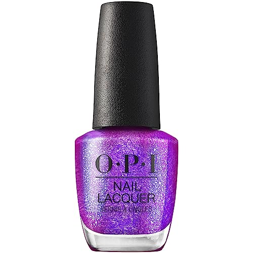 4064665104806 - OPI NAIL LACQUER, SHEER & BRIGHT SHIMMER FINISH PURPLE NAIL POLISH, UP TO 7 DAYS OF WEAR, CHIP RESISTANT & FAST DRYING, FALL 2023 COLLECTION, BIG ZODIAC ENERGY, FEELIN LIBRA-TED, 0.5 FL OZ