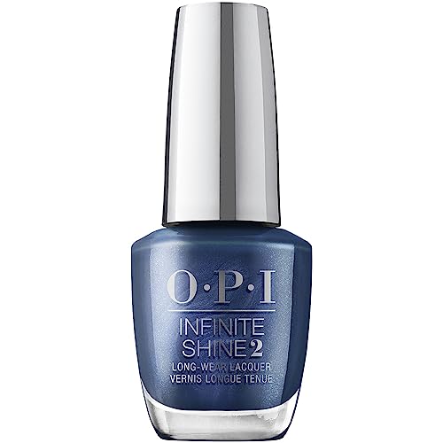 4064665113822 - OPI INFINITE SHINE, OPAQUE & DARK PEARL FINISH BLUE NAIL POLISH, UP TO 11 DAYS OF WEAR, CHIP RESISTANT & FAST DRYING, FALL 2023 COLLECTION, BIG ZODIAC ENERGY, AQUARIUS RENEGADE, 0.5 FL OZ