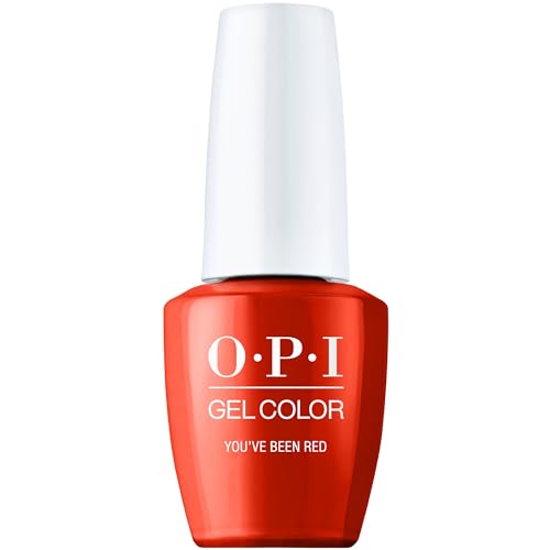 4064665115796 - OPI GELCOLOR, WARM CRÈME & BRIGHT OPAQUE FINISH PINK NAIL POLISH, UP TO 3 WEEKS OF WEAR, SMUDGE PROOF, CURES IN 30 SECONDS, SUMMER 24, MY ME ERA COLLECTION, YOUVE BEEN RED, 0.5 FL OZ