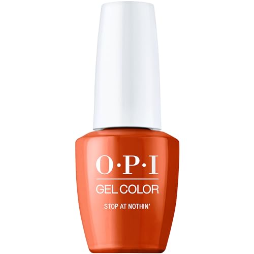 4064665115901 - OPI GELCOLOR, WARM CRÈME & BRIGHT OPAQUE FINISH RED NAIL POLISH, UP TO 3 WEEKS OF WEAR, SMUDGE PROOF, CURES IN 30 SECONDS, SUMMER 24, MY ME ERA COLLECTION, STOP AT NOTHIN, 0.5 FL OZ