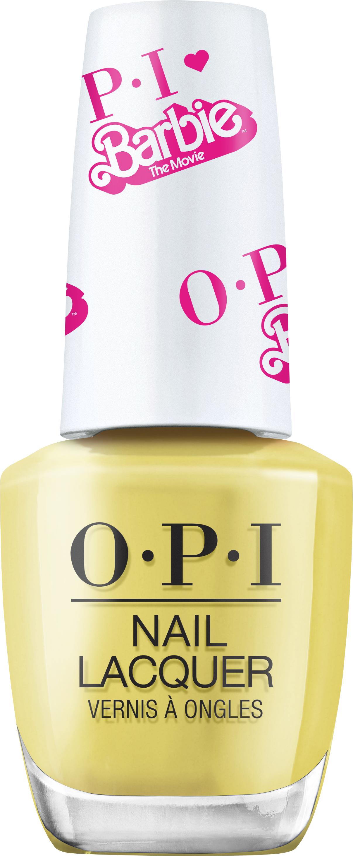 4064665125733 - OPI NAIL LACQUER, OPAQUE CRÈME FINISH YELLOW NAIL POLISH, UP TO 7 DAYS OF WEAR, CHIP RESISTANT & FAST DRYING, OPIXBARBIE LIMITED EDITION COLLECTION, HI KEN, 0.5 FL OZ