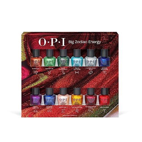 4064665205626 - OPI NAIL LACQUER, FALL 2023 COLLECTION, BIG ZODIAC ENERGY, 12 PIECE MINI NAIL POLISH SET, UP TO 7 DAYS OF WEAR, CHIP RESISTANT & FAST DRYING, (12 X 0.125 FL OZ)