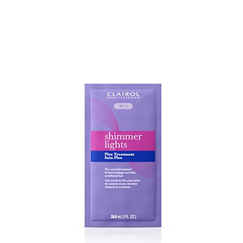 4064666038421 - CLAIROL PROFESSIONAL SHIMMER LIGHTS PLEX TREATMENTPLEX-ENRICHED LIGHTENING TREATMENT FOR LESS BREAKAGEFOR SHINY, CONDITIONED HAIR, 1OZ, 1 OZ.