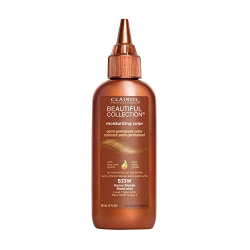4064666330723 - CLAIROL PROFESSIONAL BEAUTIFUL COLLECTION HAIR COLOR, 33W HONEY BLONDE, 3 OZ.