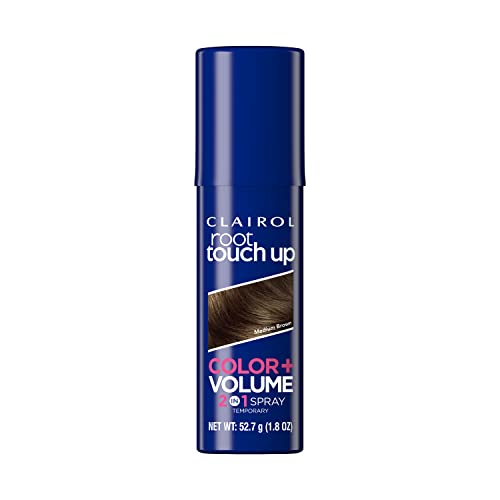 4064666334424 - ROOT TOUCH-UP 2-IN1 SPRAY TEMPORARY SPRAY, MEDIUM BROWN HAIR COLOR, PACK OF 1