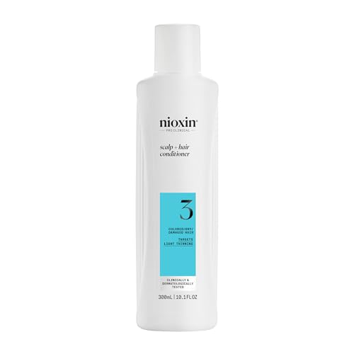 4064666338644 - NIOXIN SYSTEM 3 SCALP + HAIR CONDITIONER - HAIR THICKENING CONDITIONER FOR DAMAGED HAIR WITH LIGHT THINNING, 10.1OZ
