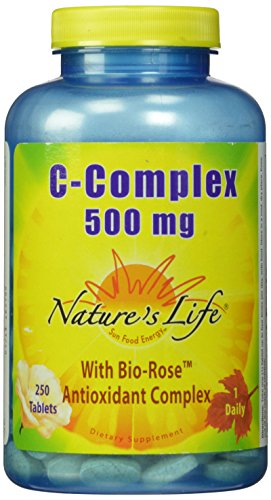 0040647001763 - NATURE'S LIFE C-COMPLEX , WITH BIO-ROSE, 500 MG, 250 TABLETS