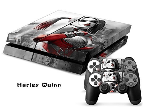 4065546215413 - CAN PS4 CONSOLE DESIGNER PROTECTIVE VINYL SKIN DECAL COVER FOR SONY PLAYSTATION 4 & REMOTE DUALSHOCK 4 WIRELESS CONTROLLER STICKERS - HARLEY QUINN