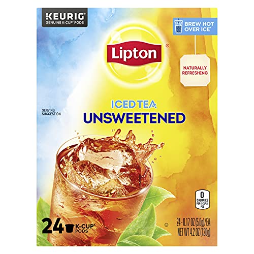 0041000005435 - LIPTON ICED TEA K-CUP PODS, UNSWEETENED BLACK TEA, 24 PODS