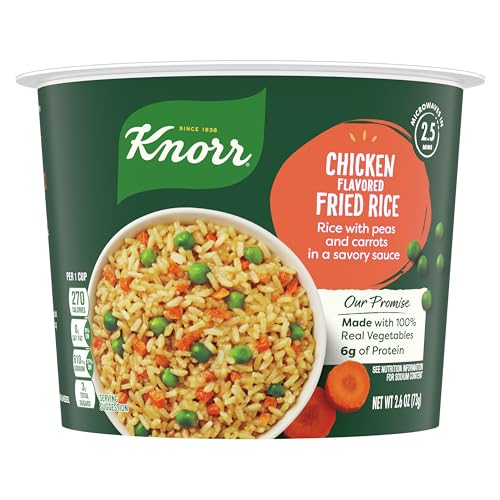 0041000009396 - KNORR RICE CUP CHICKEN FLAVORED FRIED RICE 8 CT DELICIOUS RICE DISH NO ARTIFICIAL FLAVORS OR PRESERVATIVES 2.6 OZ