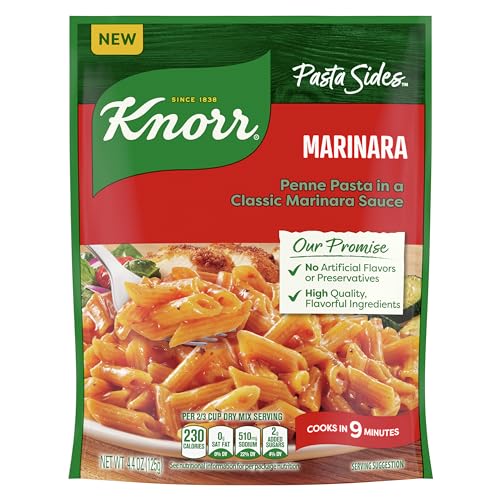 0041000009648 - KNORR PASTA SIDES MARINARA PASTA FOR A DELICIOUS + QUICK SIDE DISH, WITH NO ARTIFICIAL FLAVORS OR PRESERVATIVES, 4.4 OZ
