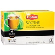 0041000328169 - LIPTON SOOTHE SMOOTH GREEN TEA K-CUP 12 CTS. 30 GRAMS (PACK OF 2)