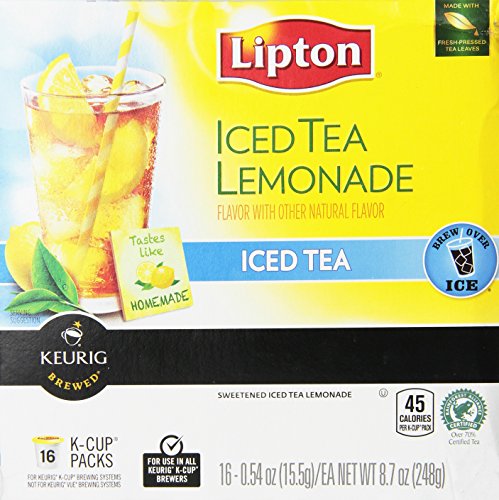 0041000376368 - LIPTON ICED TEA LEMONADE K-CUP 16 CTS (PACK OF 2)