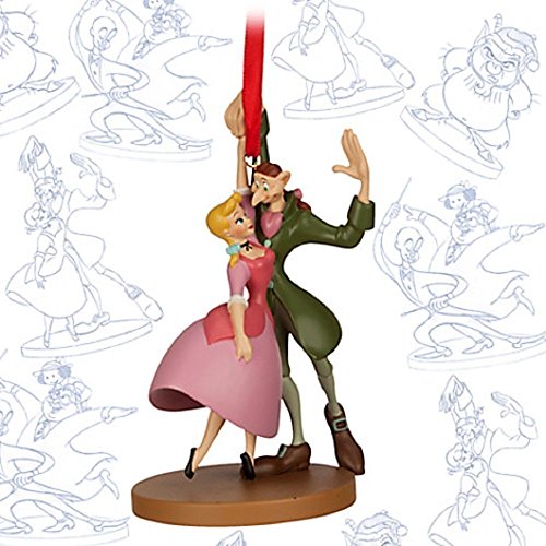 4100639680027 - DISNEY STORE ICHABOD AND KATRINA LIMITED SKETCHBOOK ORNAMENT NEW WITH BOX