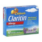 0041100820679 - CHILDRENS CHEWABLE NON DROWSY ALLERGY CHEWABLE TABLETS GRAPE FLAVOR 5 MG,1 COUNT