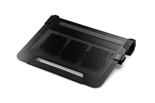 0041113899228 - COOLER MASTER NOTEPAL U3 PLUS - GAMING LAPTOP COOLING PAD WITH 3 MOVEABLE HIGH PERFORMANCE FANS (BLACK)