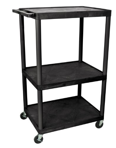 0041114377923 - LUXOR LP54E-B CART WITH ELECTRIC, BLACK