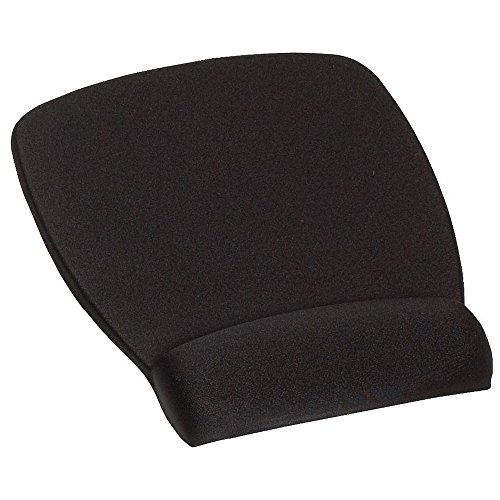 0041114904228 - 3M FOAM MOUSE PAD WITH WRIST REST, BLACK, ANTIMICROBIAL PRODUCT PROTECTION (MW209MB)