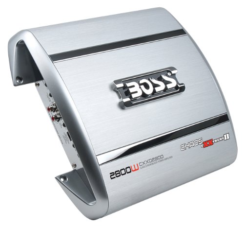0041114944194 - BOSS AUDIO CXXD2800 CHAOS EXXTREME II 2800-WATTS MONOBLOCK CLASS D 1 CHANNEL 1 OHM STABLE AMPLIFIER WITH REMOTE SUBWOOFER LEVEL CONTROL