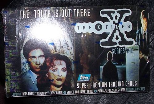 0041116102417 - THE X-FILES SERIES ONE SUPER PREMIUM TRADING CARDS TOPPS SEALED BOX