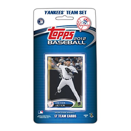 0041116917950 - NEW YORK YANKEES 2012 TOPPS FACTORY SEALED 17 CARD LIMITED EDITION TEAM SET INCLUDING DEREK JETER, ALEX RODRIGUEZ, ROBINSON CANO, CC SABATHIA, YANKEE STADIUM AND MORE. CARDS ARE NUMBERED NYY1 THROUGH NYY17 AND ARE NOT AVAILABLE IN PACKS!