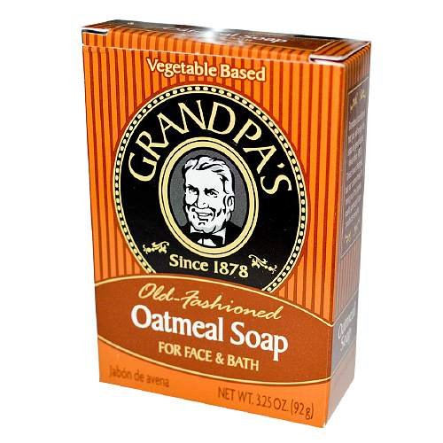 0041123211249 - GRANDPA'S OLD FASHIONED OATMEAL SOAP FOR FACE & BATH 3.25 OZ (PACK OF 2)